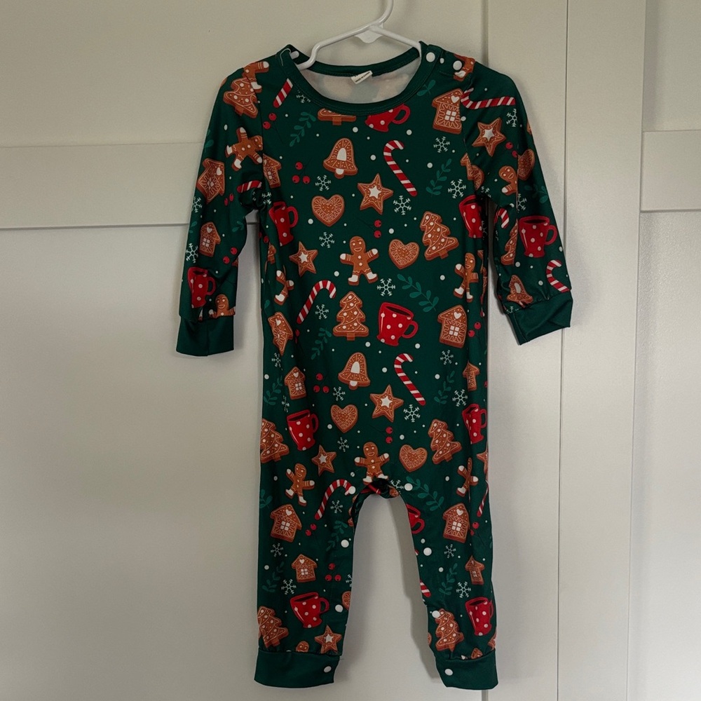 SHEIN Christmas Festive Cookie - Kids One Piece